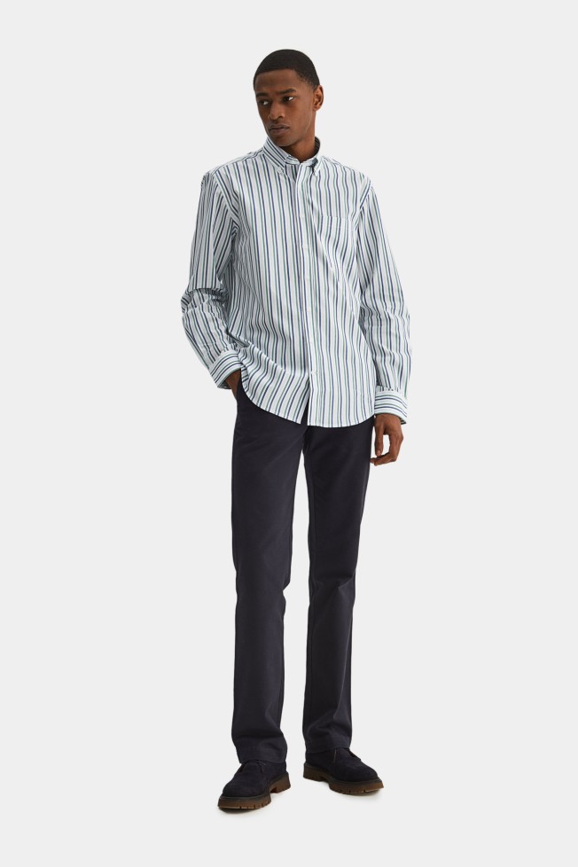 Camisa regular fit s riscas