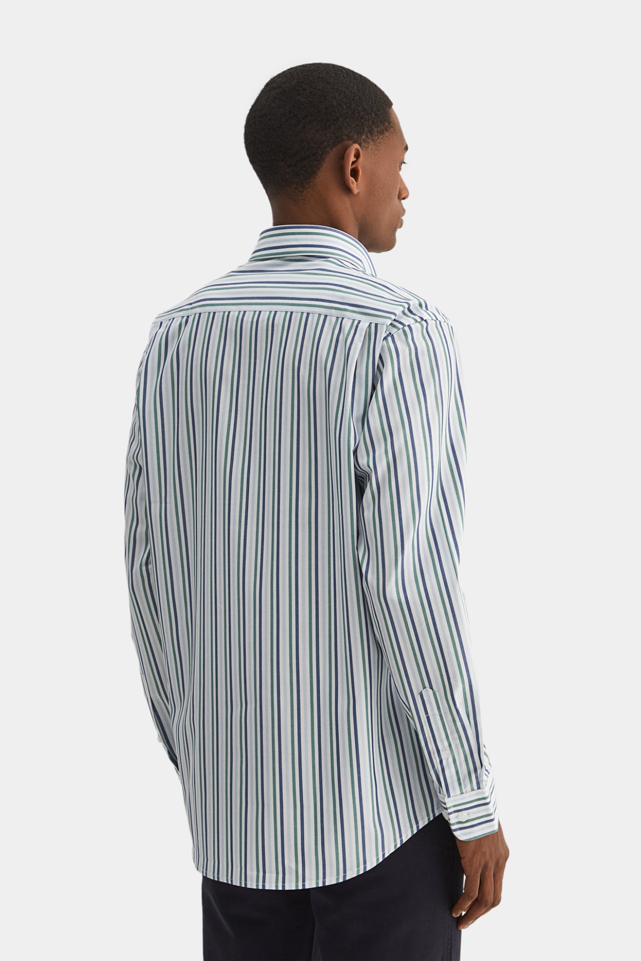 Camisa regular fit s riscas