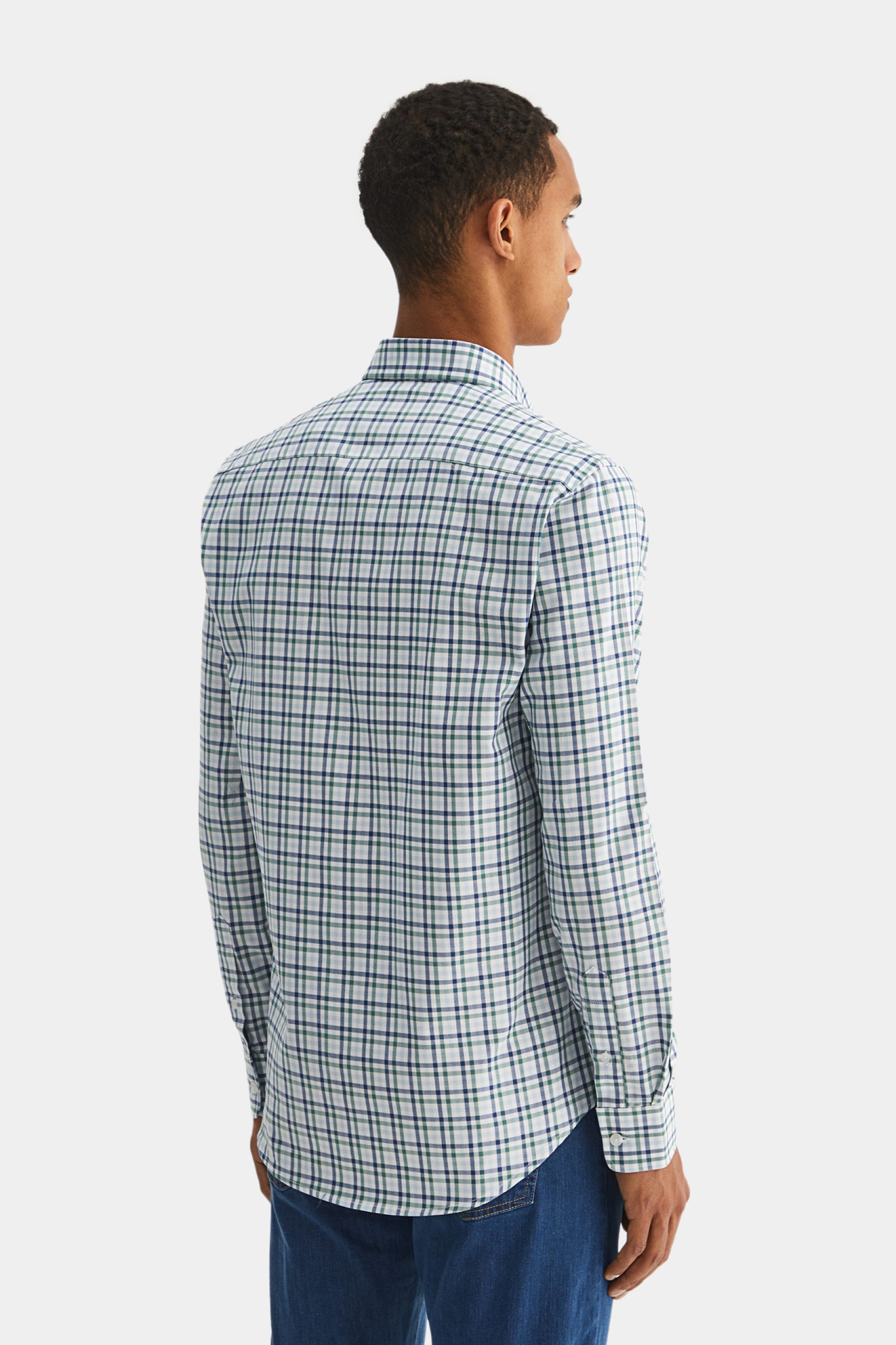 Camisa cuadros slim fit