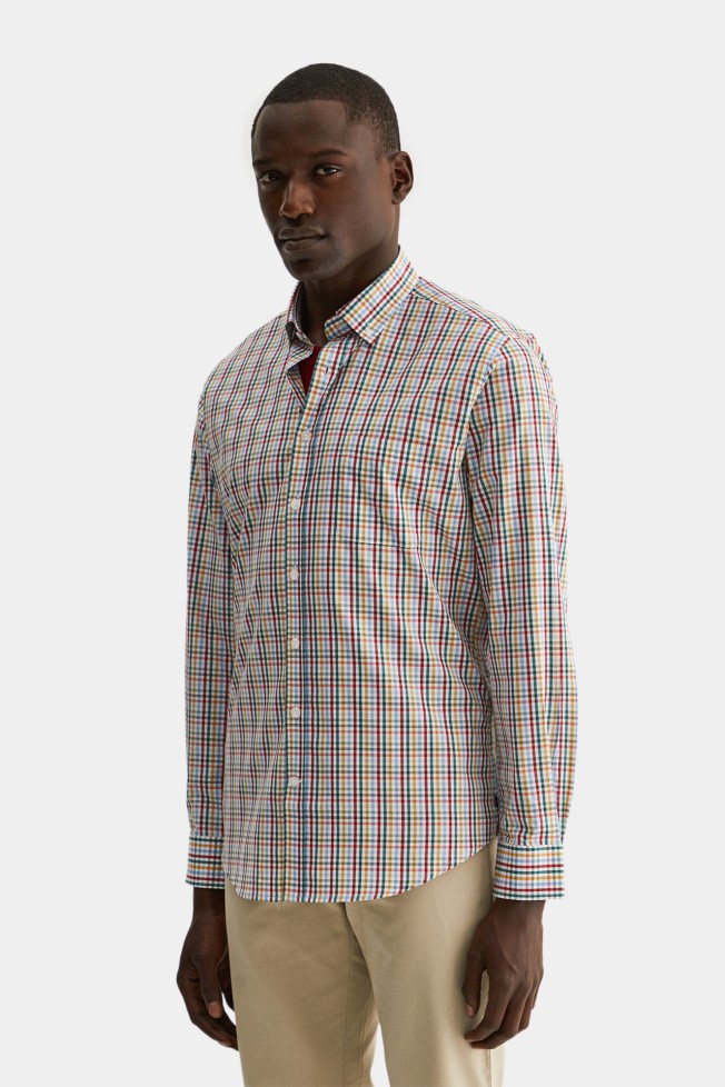 Camisa xadrez regular fit