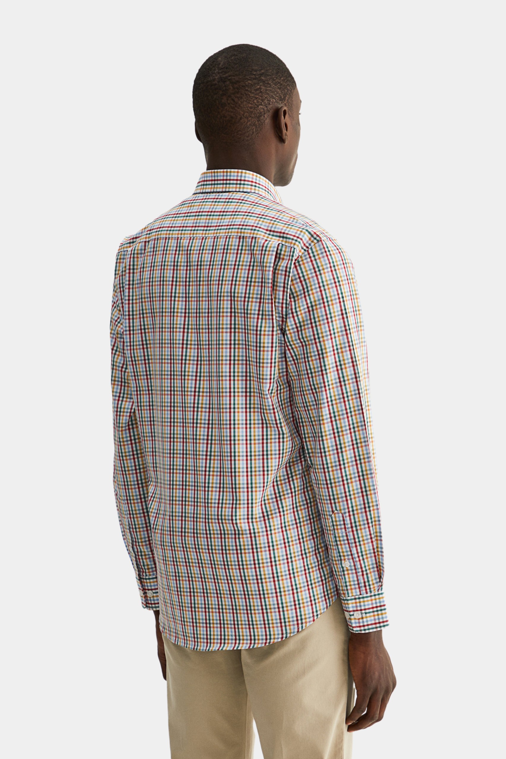 Camisa regular fit a cuadros