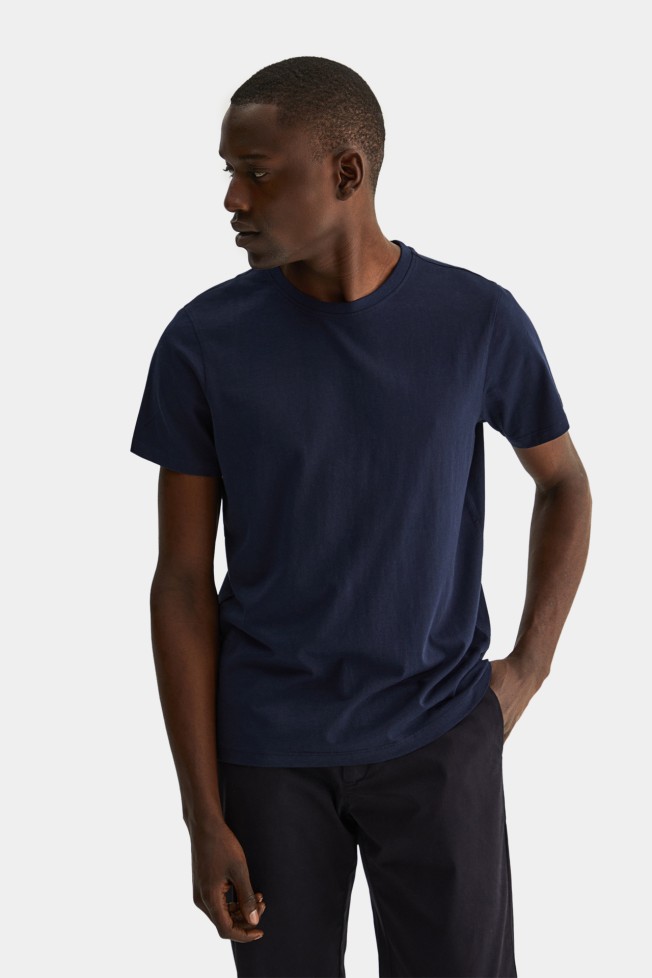 T-shirt casual em algodo