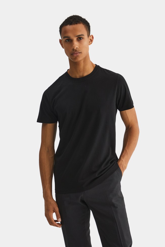 T-shirt casual em algodo