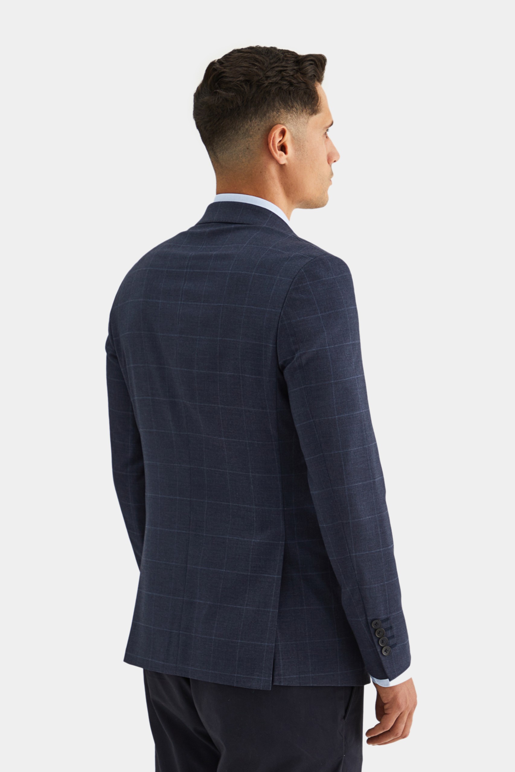 Americana clásica de cuadros