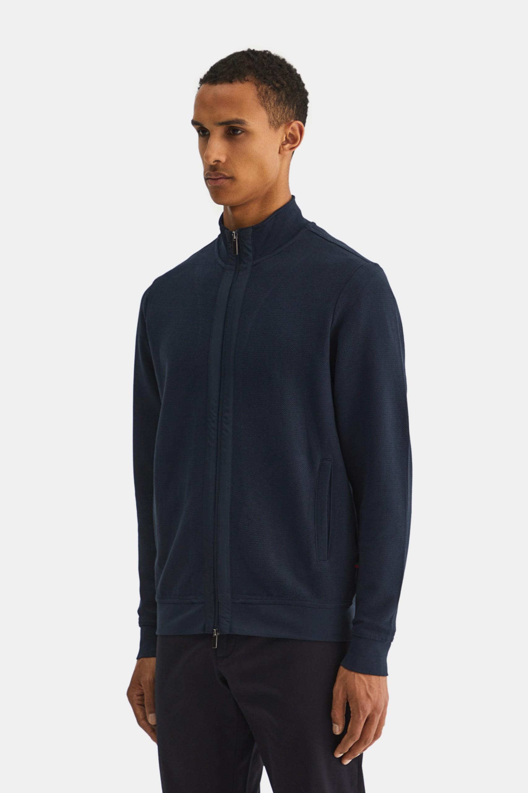 Cárdigan con cremallera