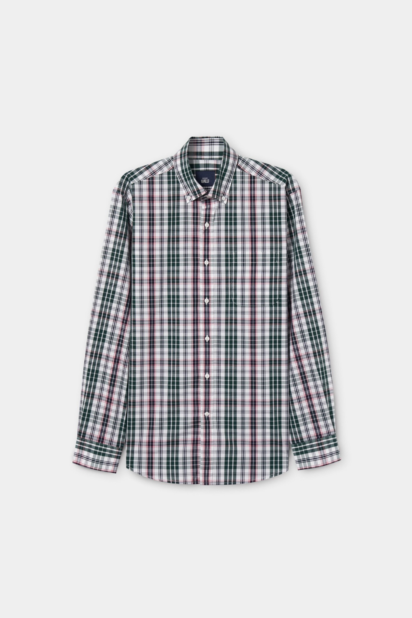Camisa regular fit a cuadros