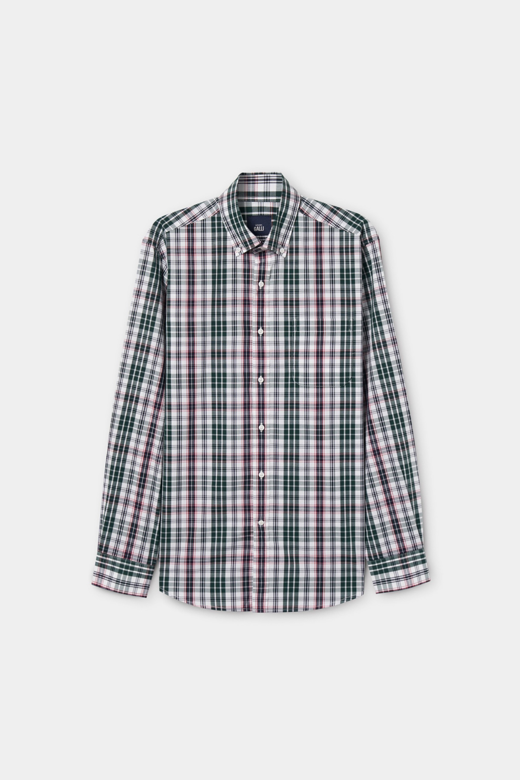 Camisa regular fit a cuadros