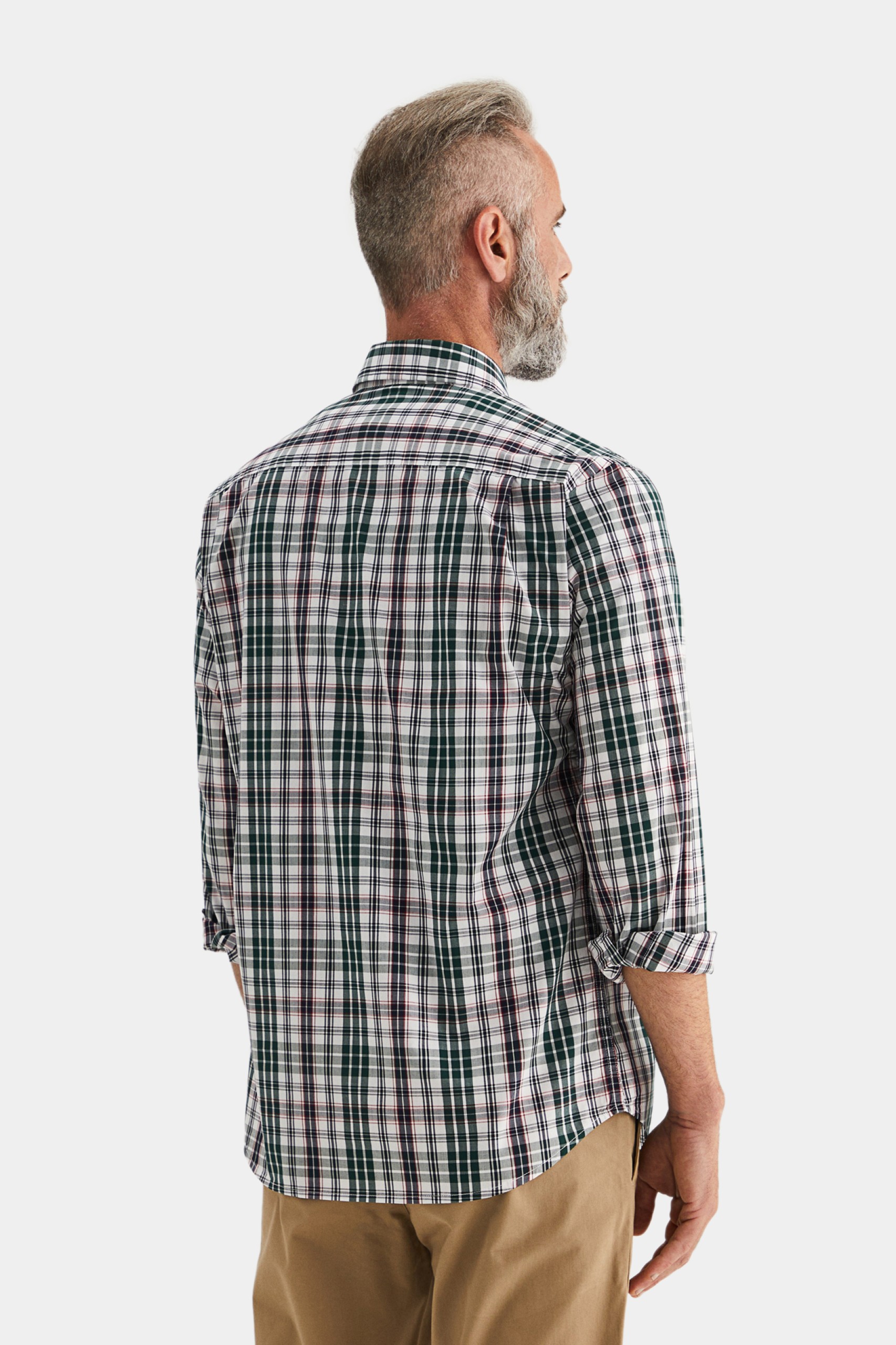 Camisa regular fit a cuadros