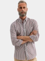 Camisa s riscas slim fit