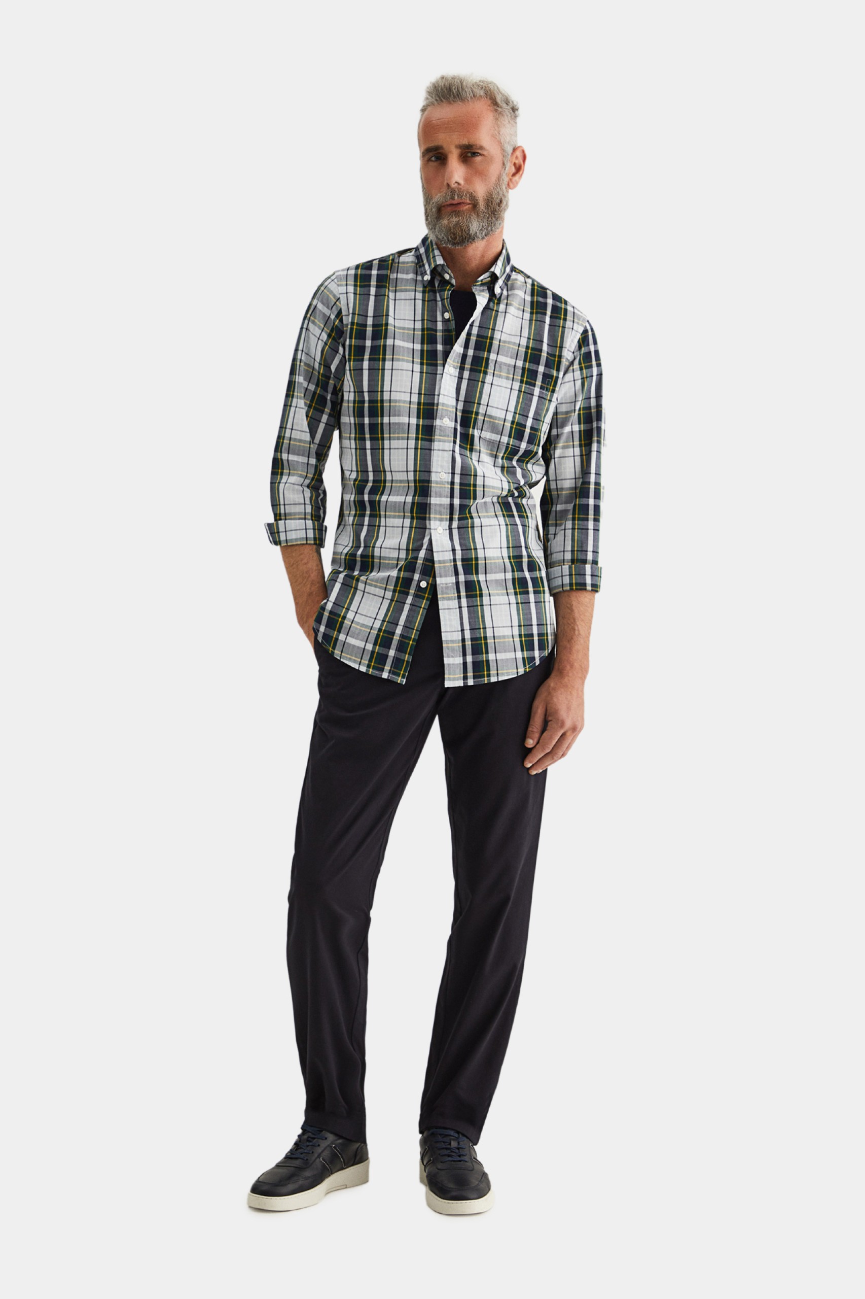 Camisa de cuadros slim fit