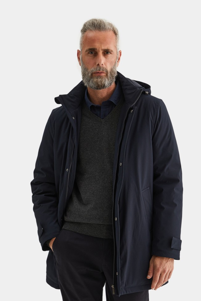 Parka com capuz