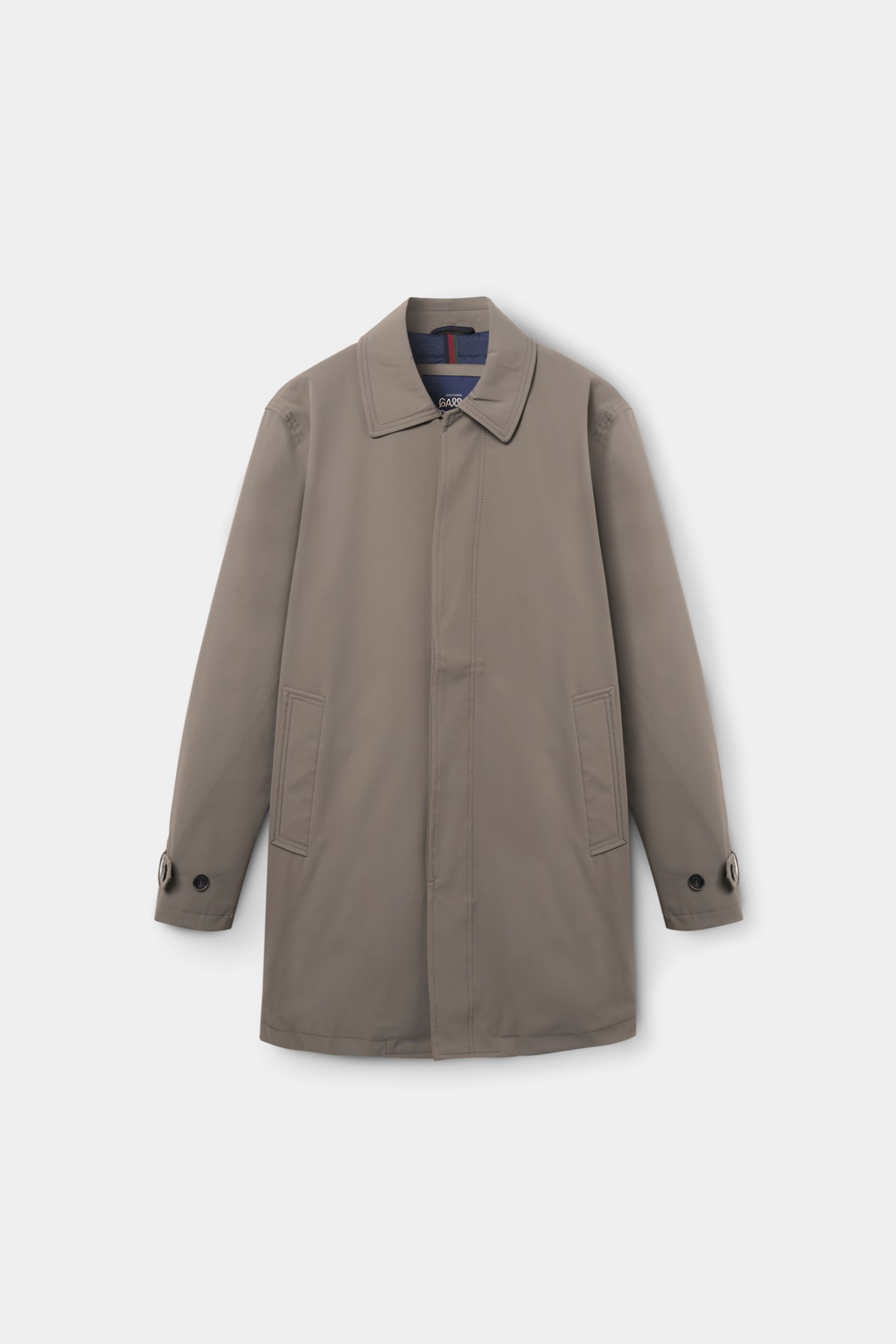 Gabardina de tejido técnico