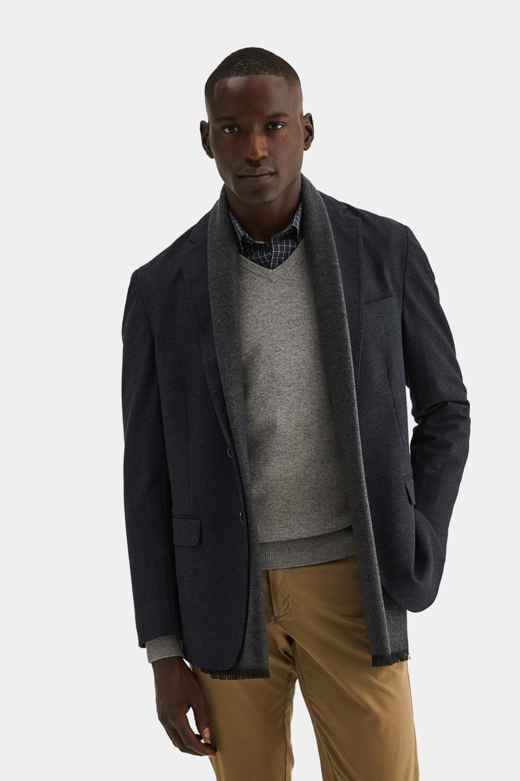 Blazer slim fit clásico