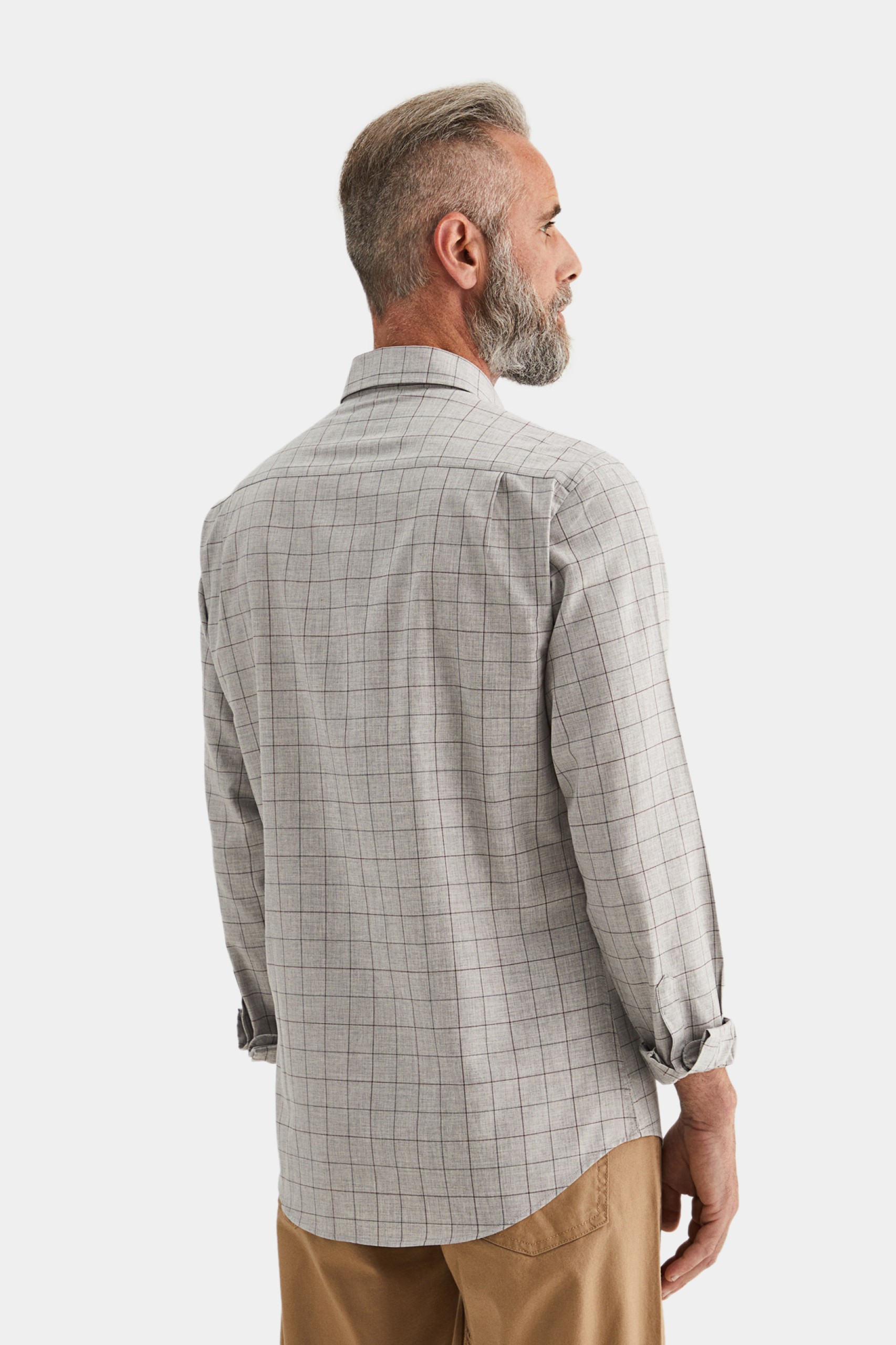 Camisa slim fit 100% algodón