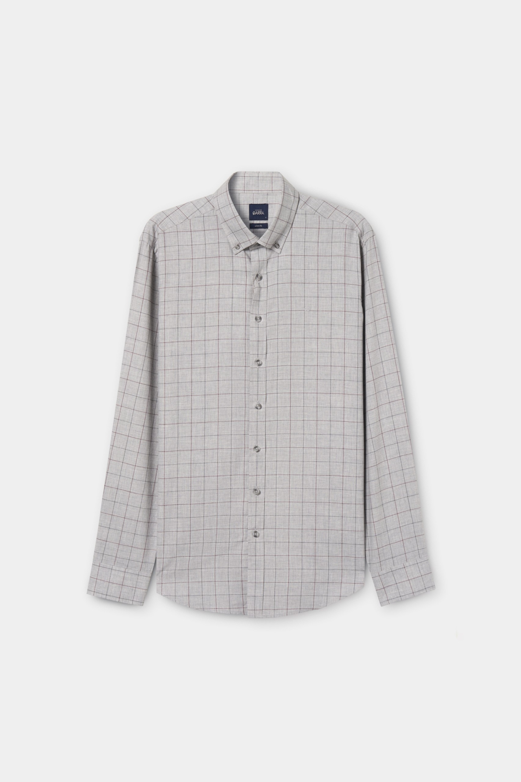 Camisa slim fit 100% algodón