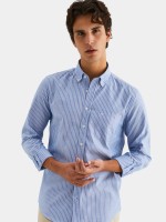 Camisa slim fit 100% algodn