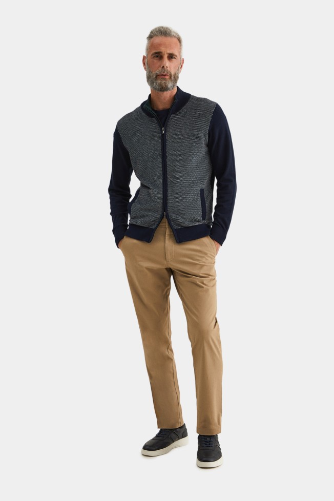 Chaqueta de punto con cremallera  Chaqueta de punto con cremallera