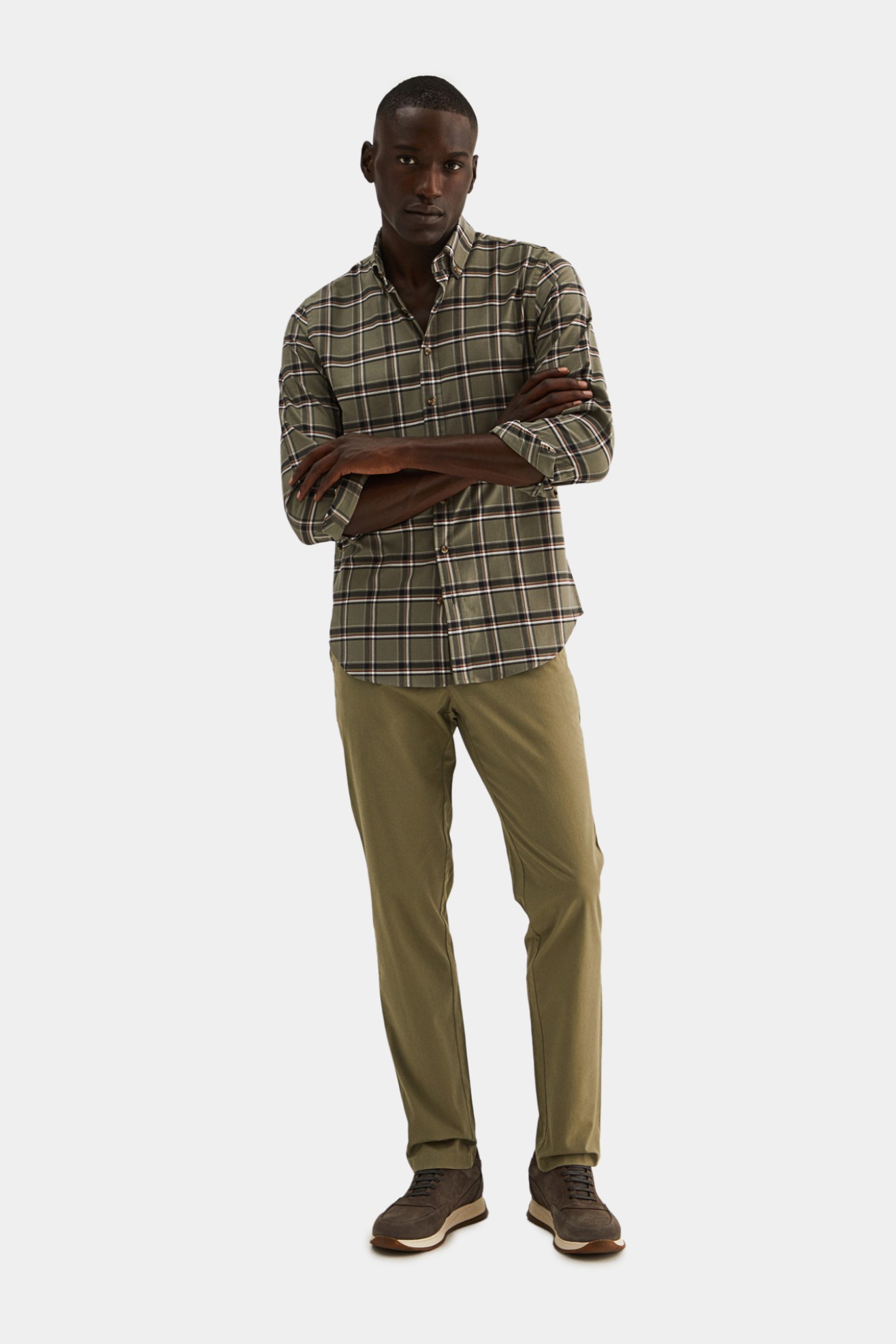 Camisa xadrez slim fit