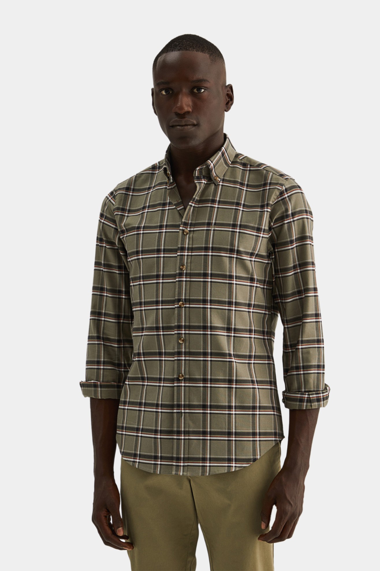 Camisa xadrez slim fit