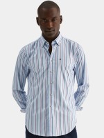 Camisa slim fit 100% algodo