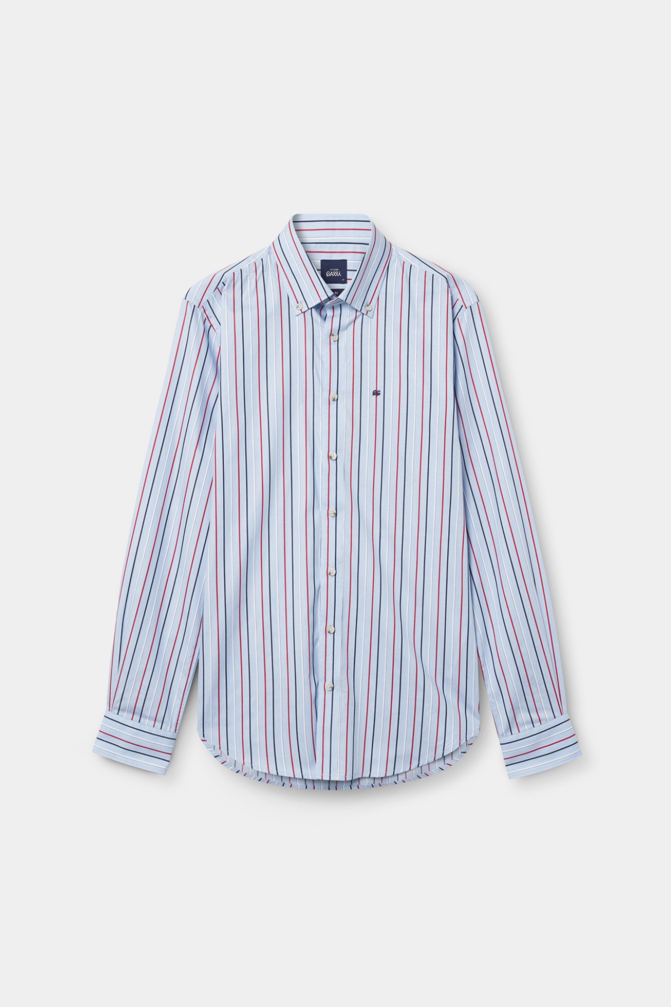 Camisa slim fit 100% algodo