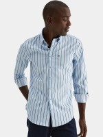 Camisa slim fit 100% algodo