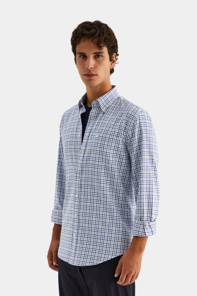 Camisa xadrez regular fit