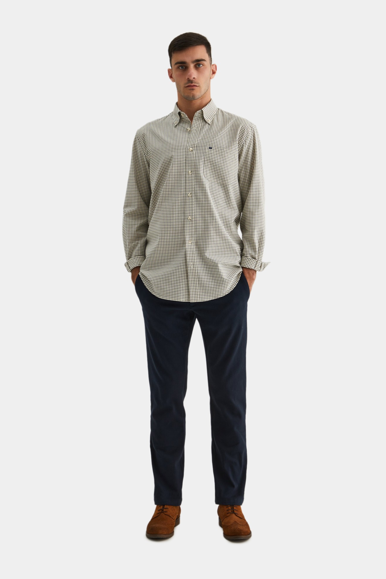 Camisa xadrez regular fit