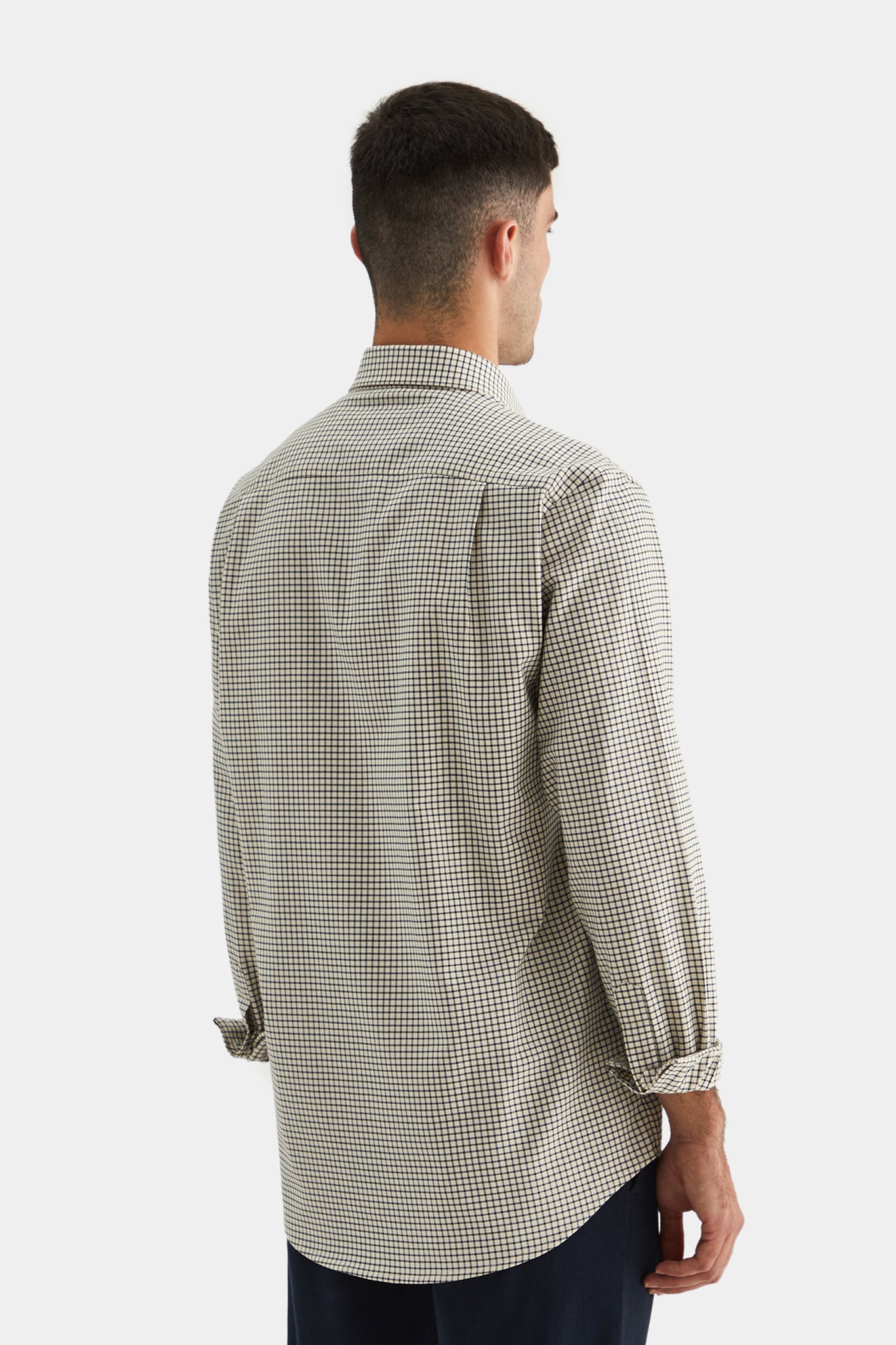 Camisa regular fit a cuadros