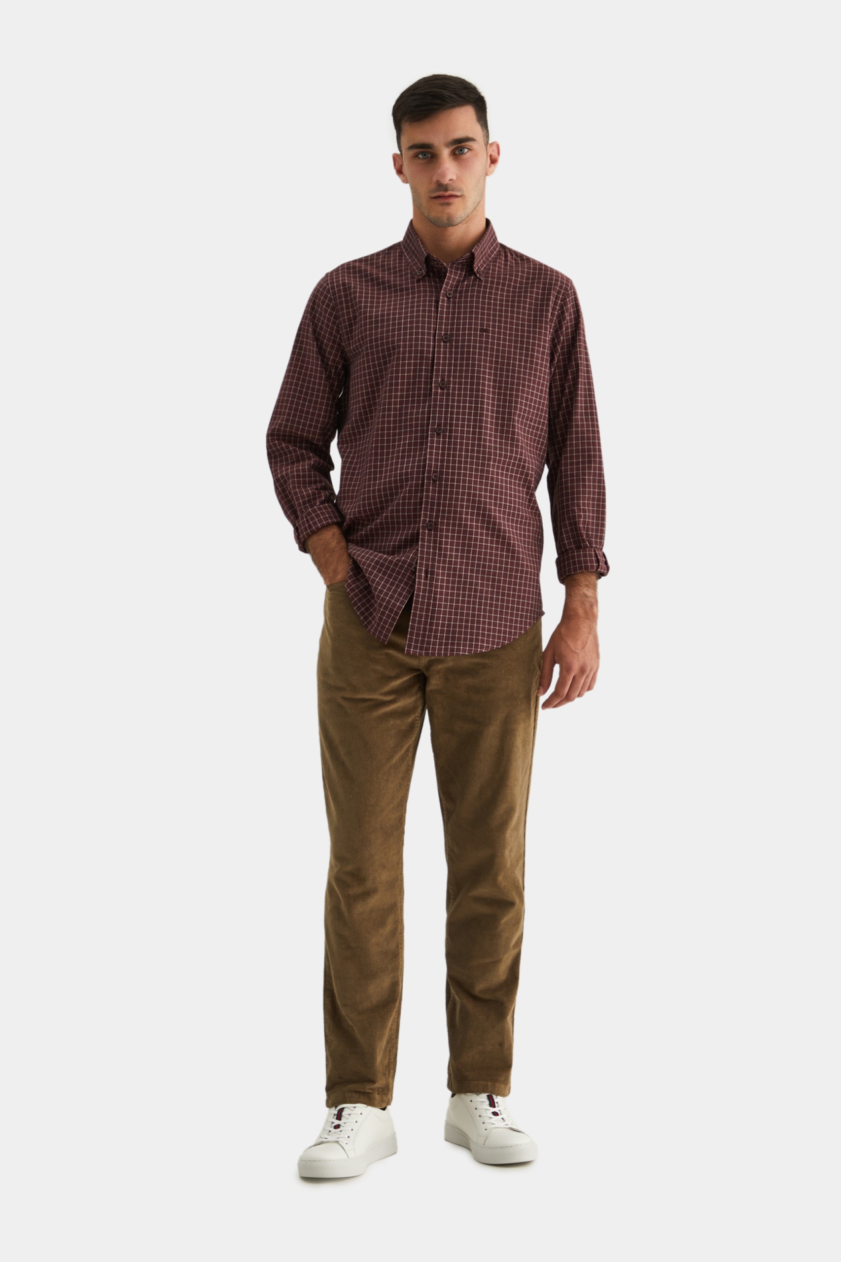 Camisa de cuadros slim fit