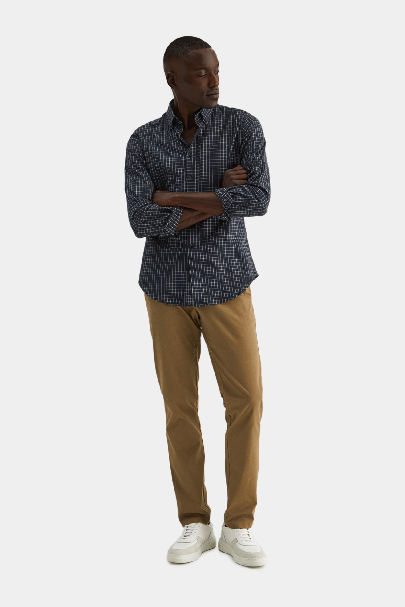 Camisa xadrez slim fit