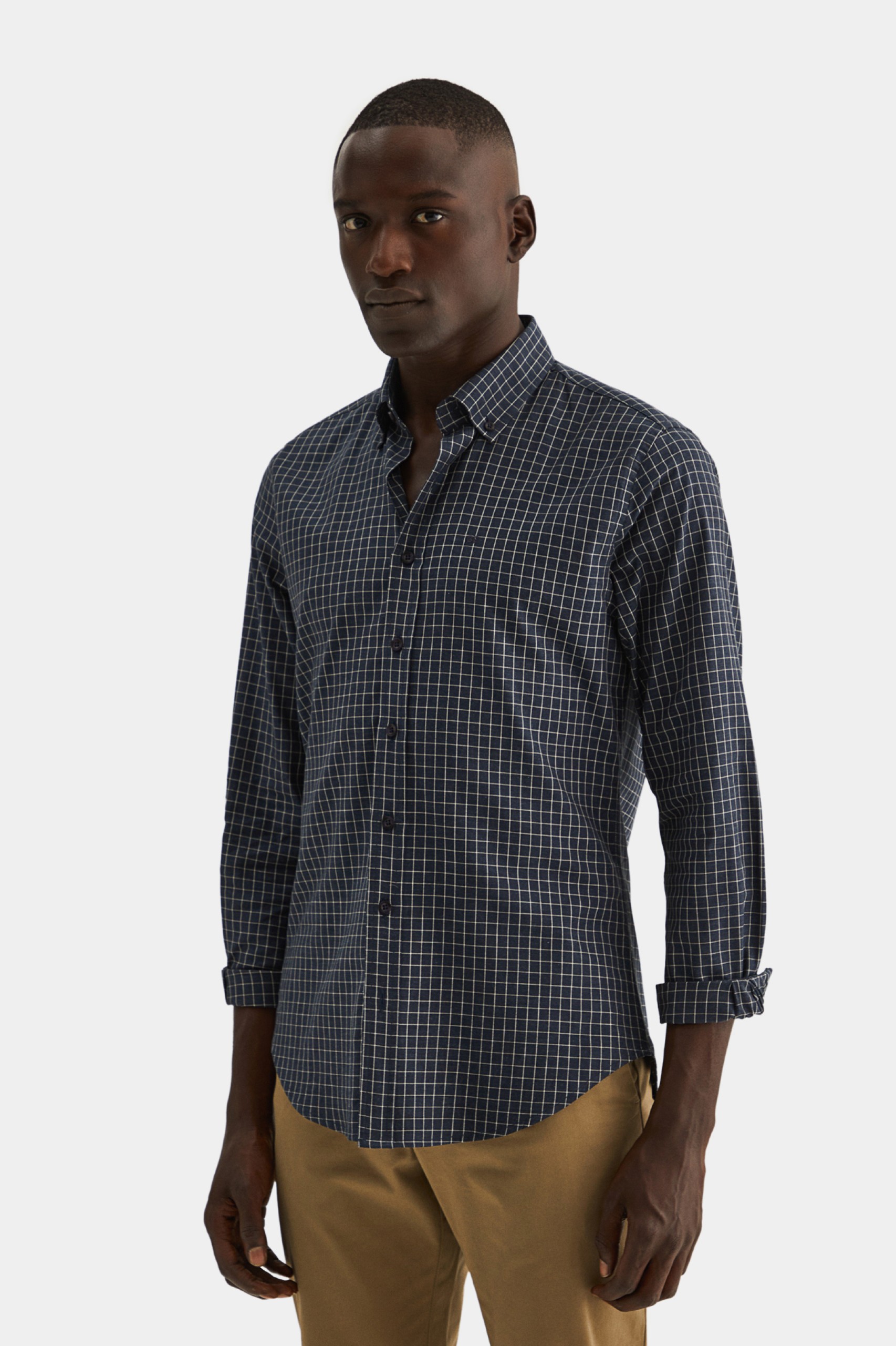 Camisa de cuadros slim fit