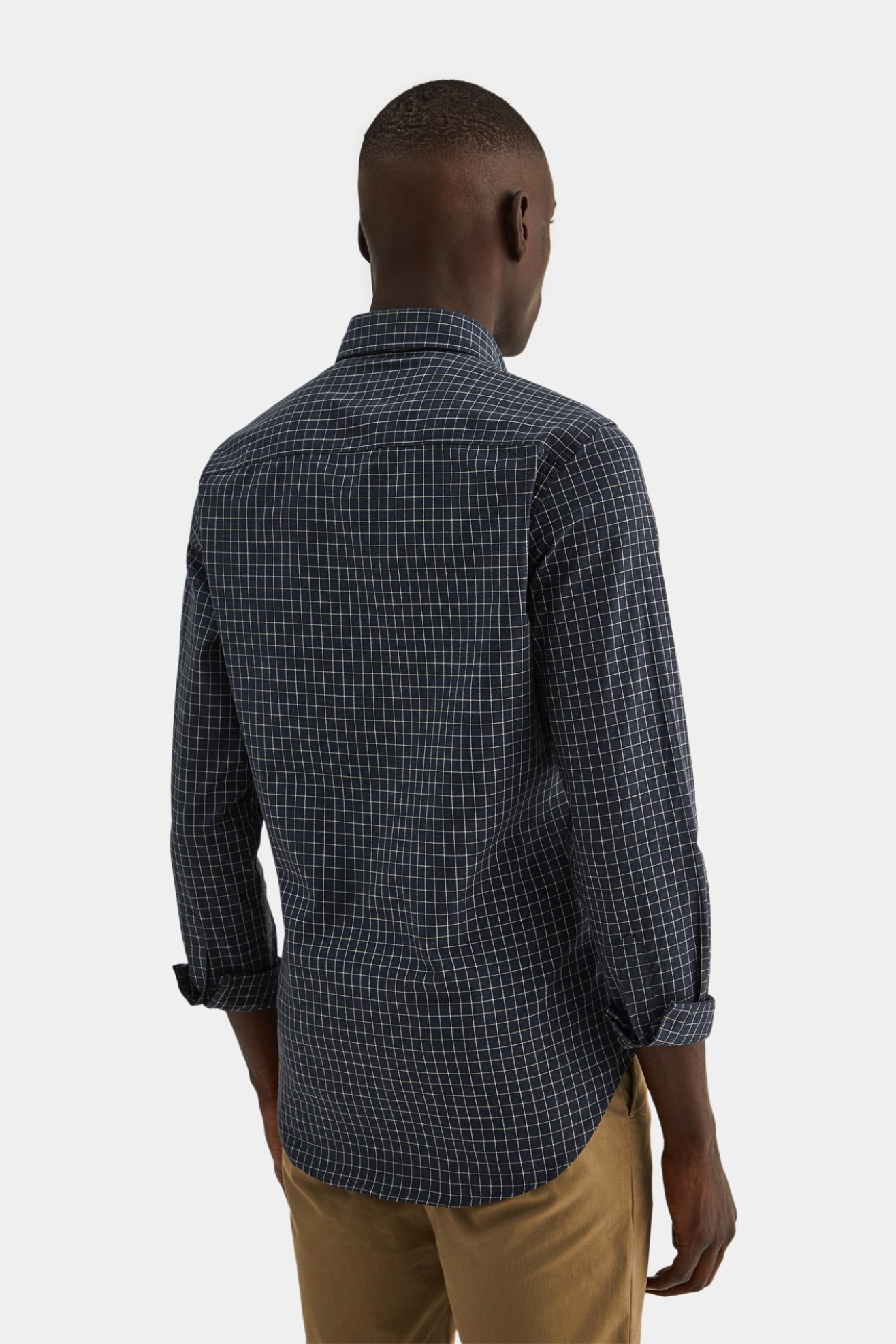 Camisa xadrez slim fit