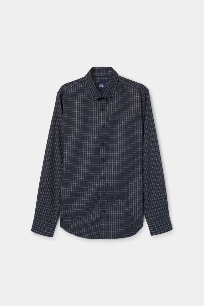 Camisa xadrez slim fit