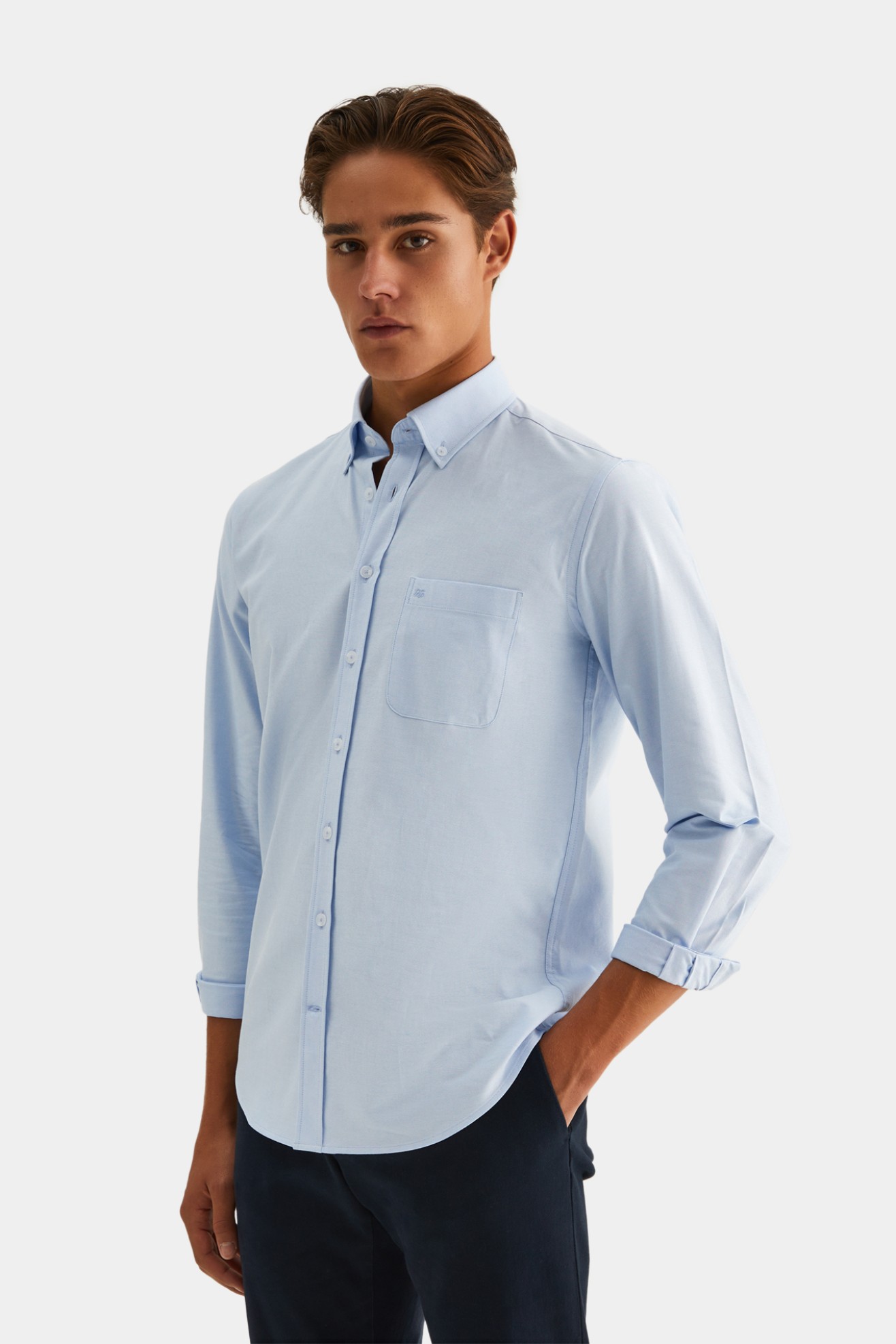Camisa oxford regular fit 