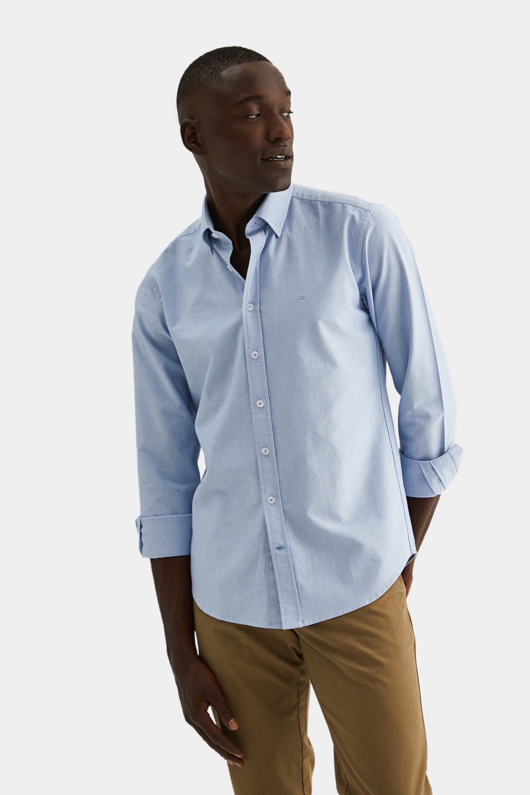 Camisa oxford ajustada