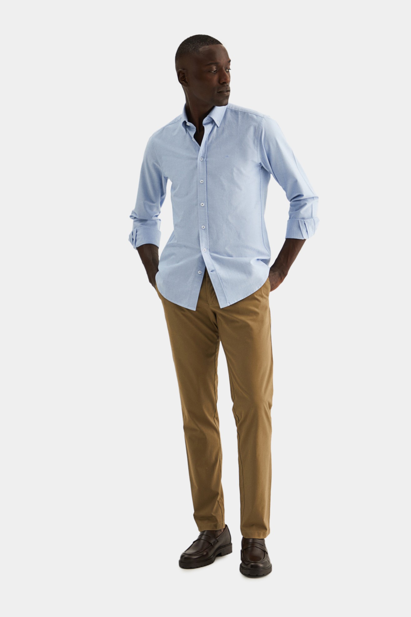 Camisa oxford ajustada