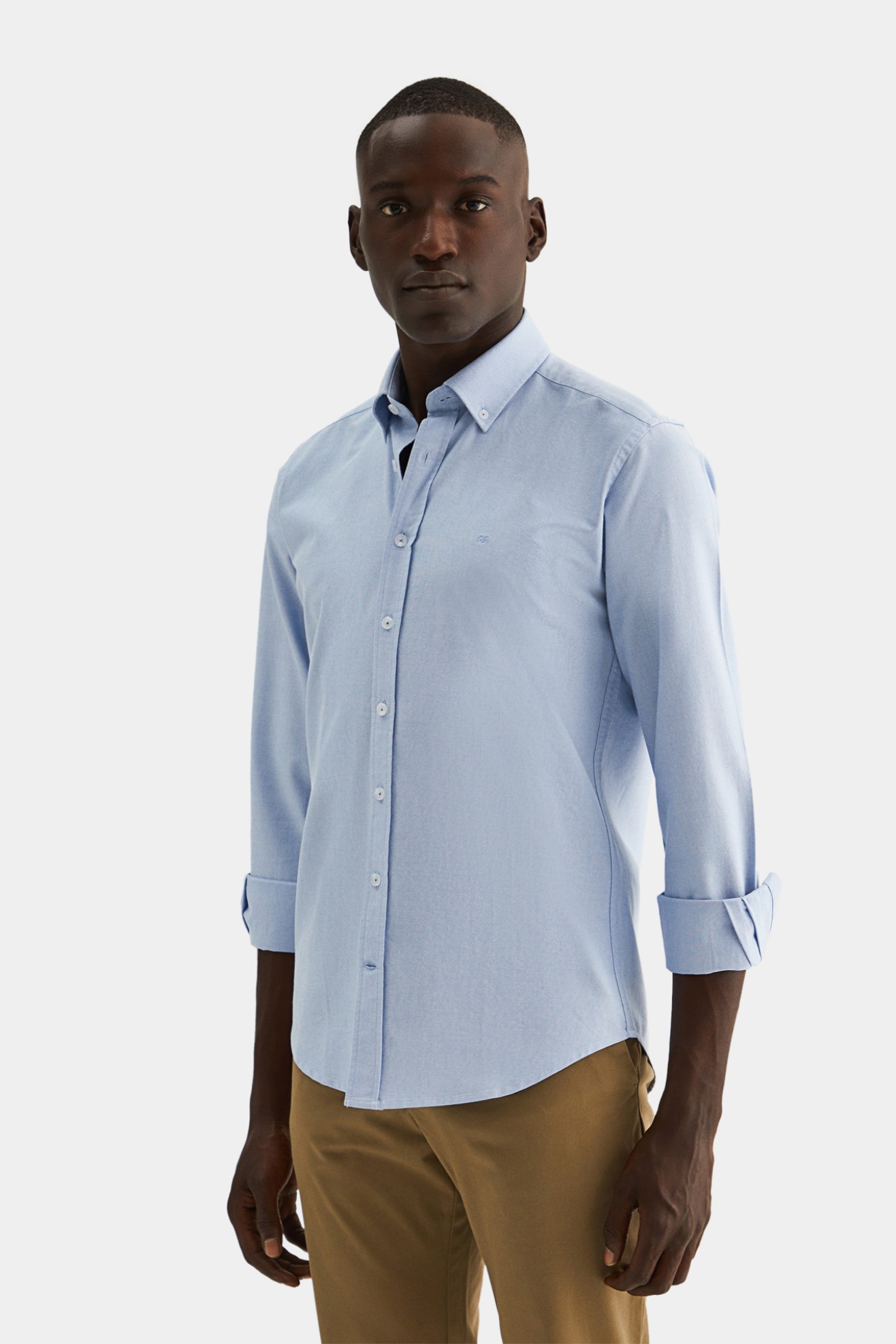 Camisa oxford ajustada