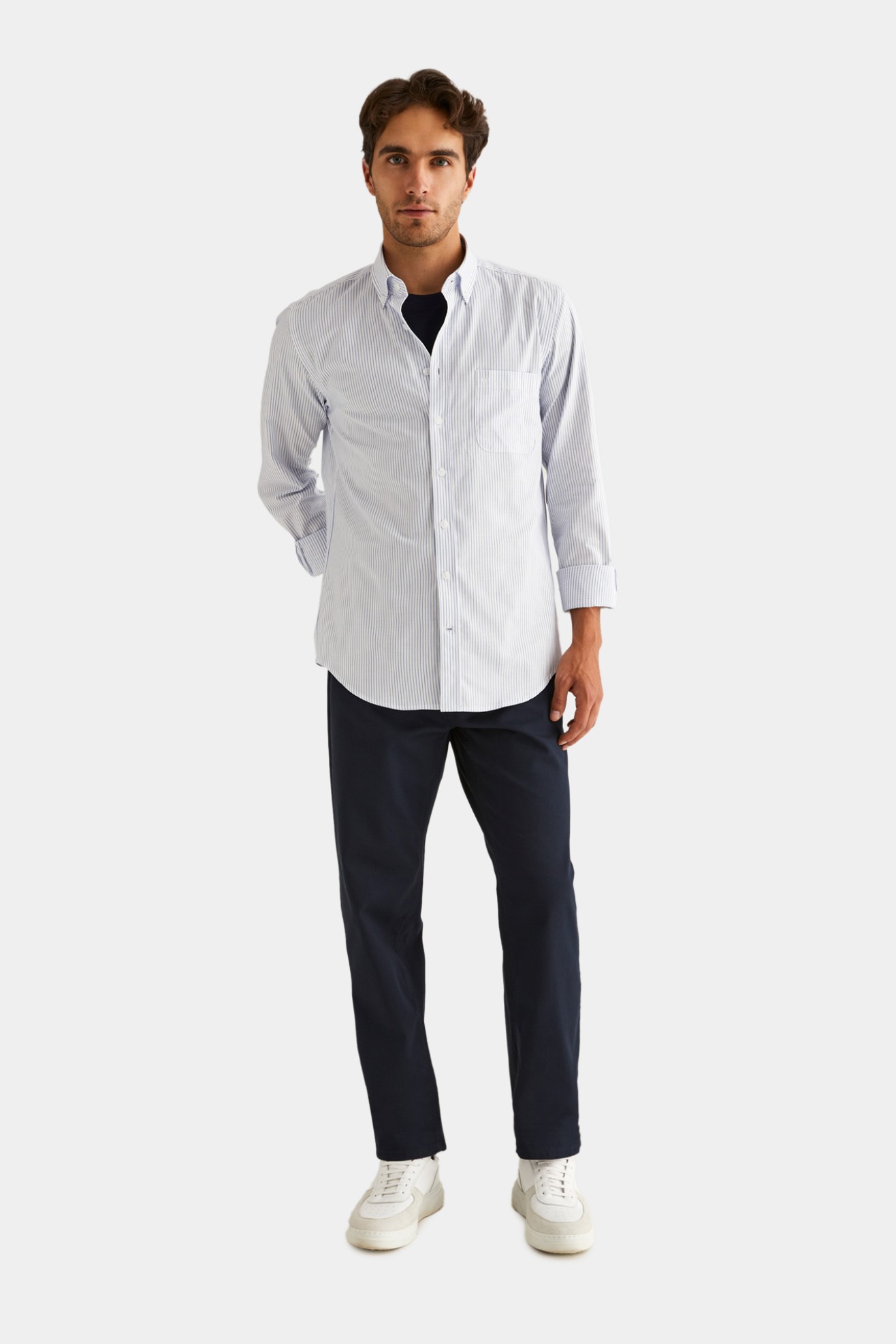 Camisa slim fit 100% algodón