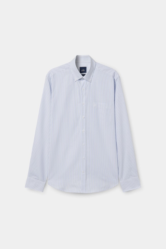 Camisa slim fit 100% algodn