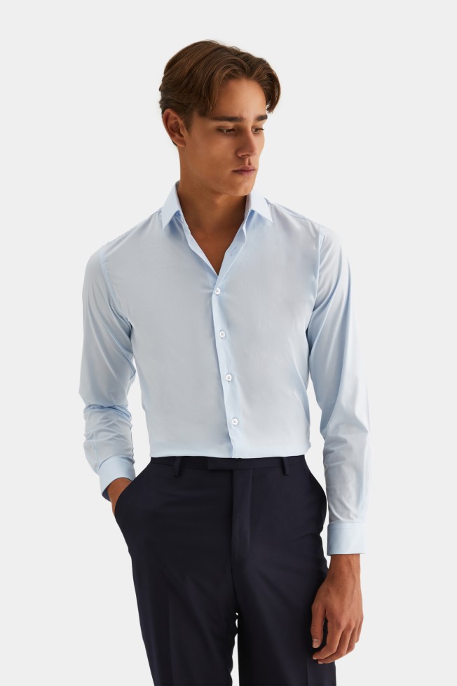 Camisa clsica slim fit easy iron