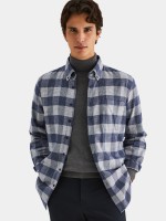 Camisa regular fit 100% algodn