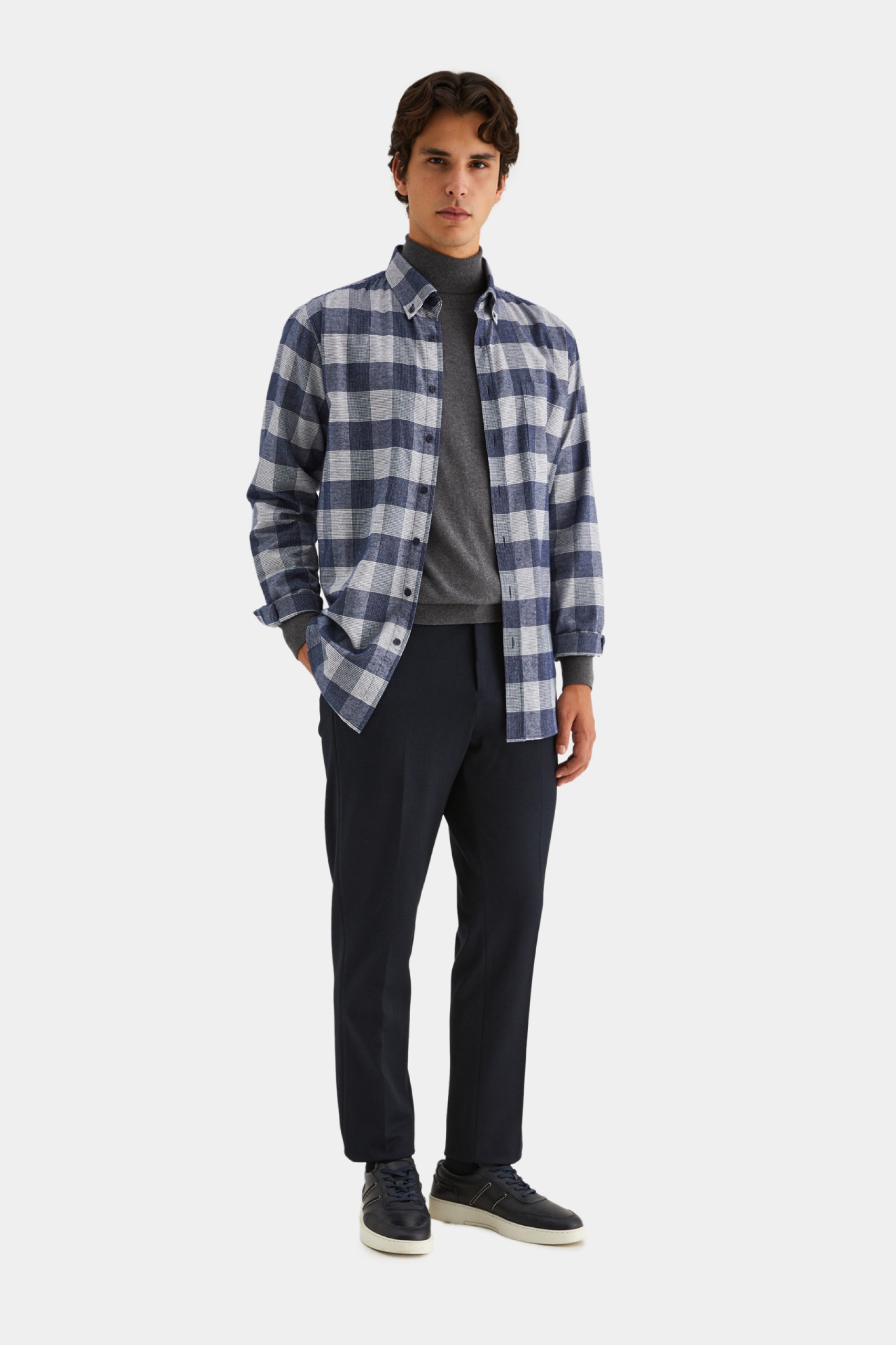 Camisa regular fit 100% algodón