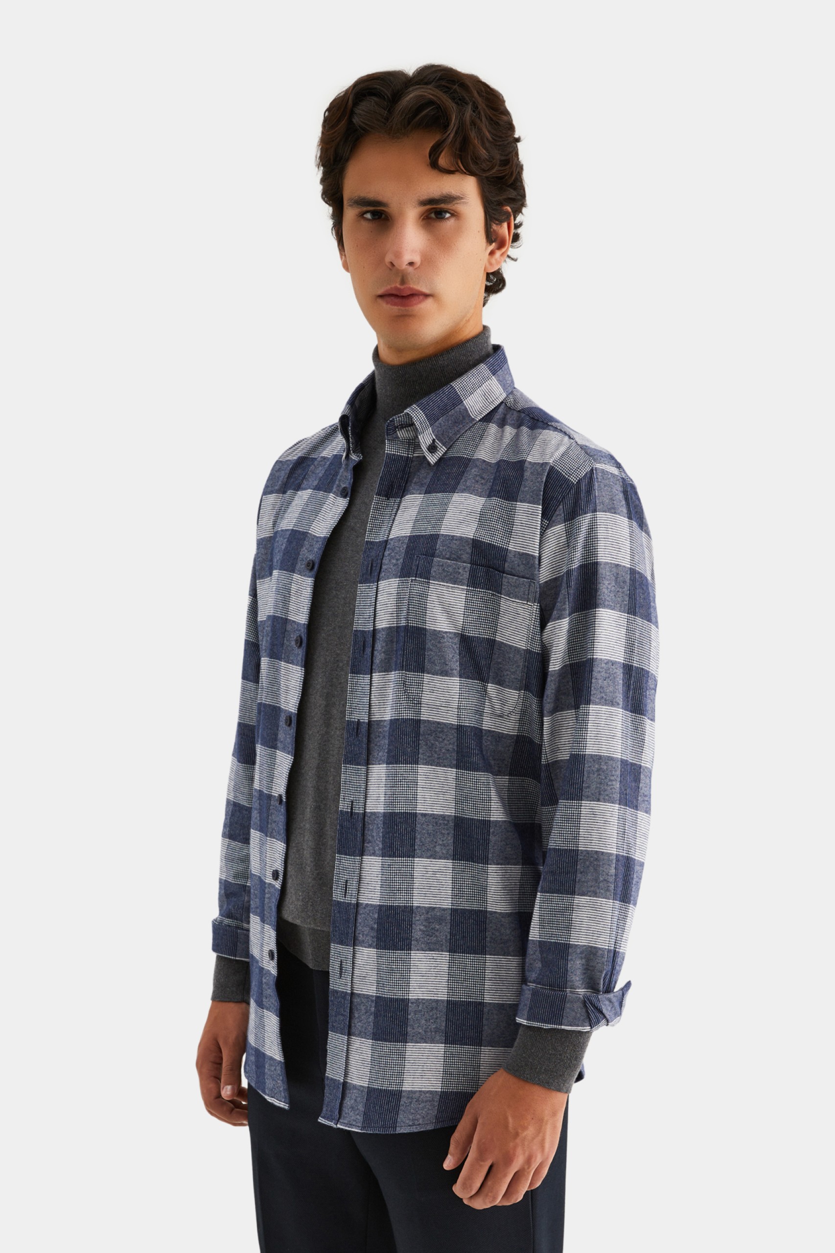 Camisa regular fit 100% algodón