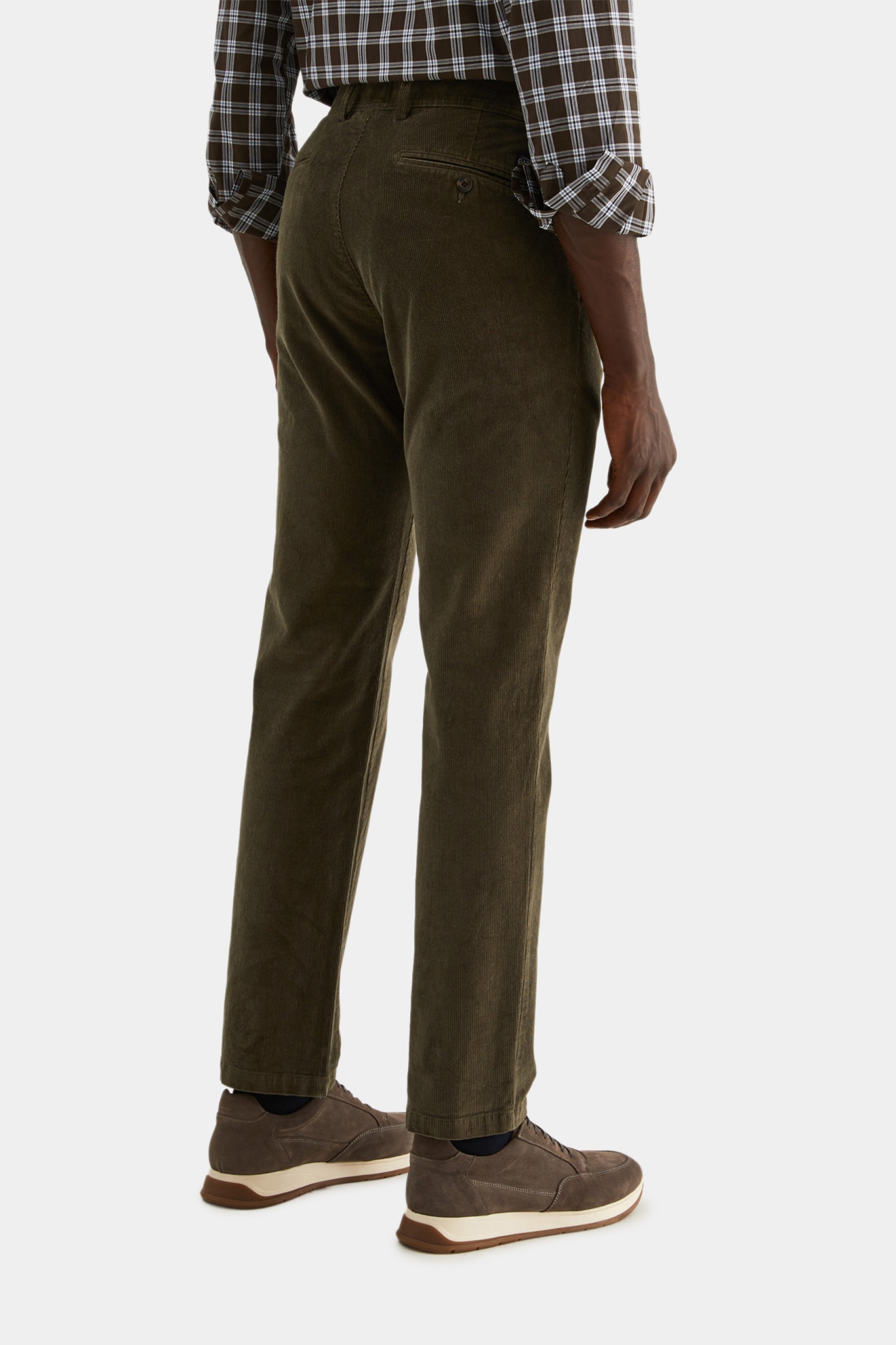 Pantalón chino de pana regular fit