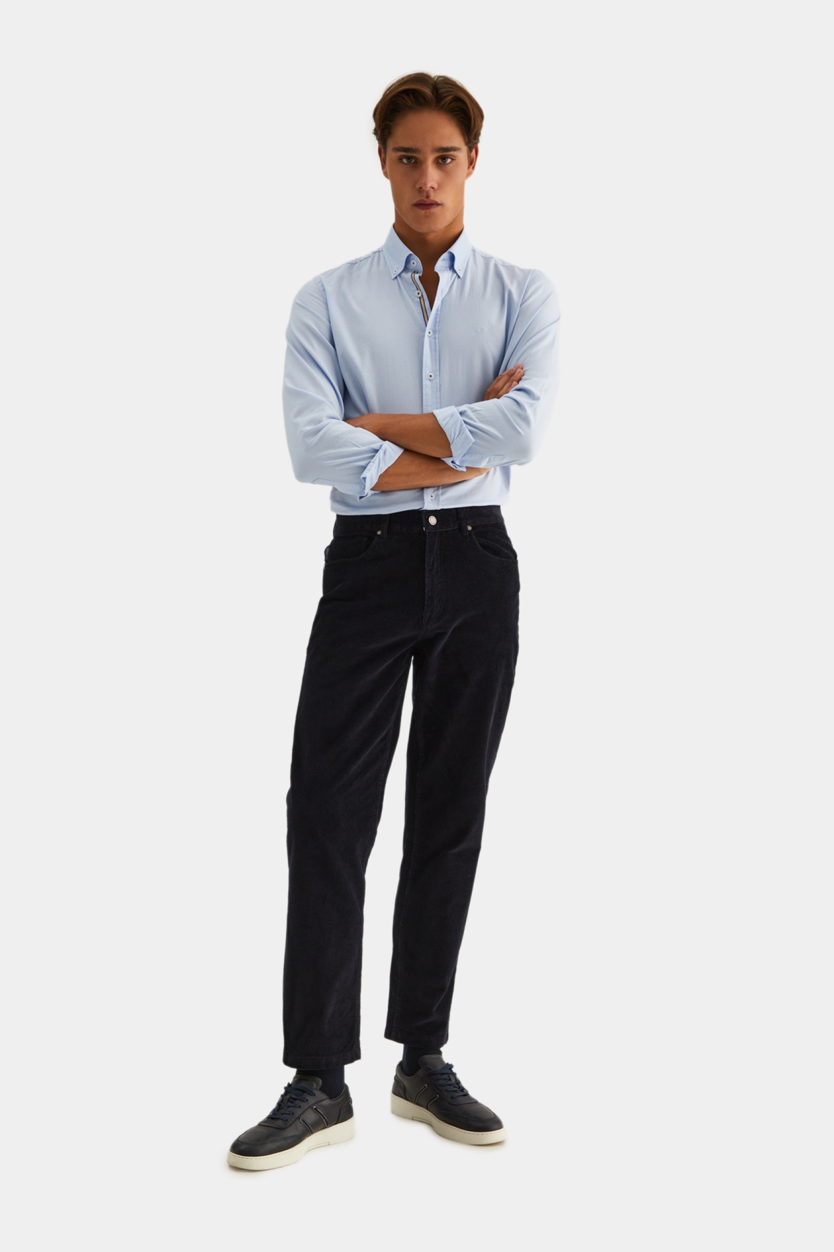 Pantalón de pana regular fit