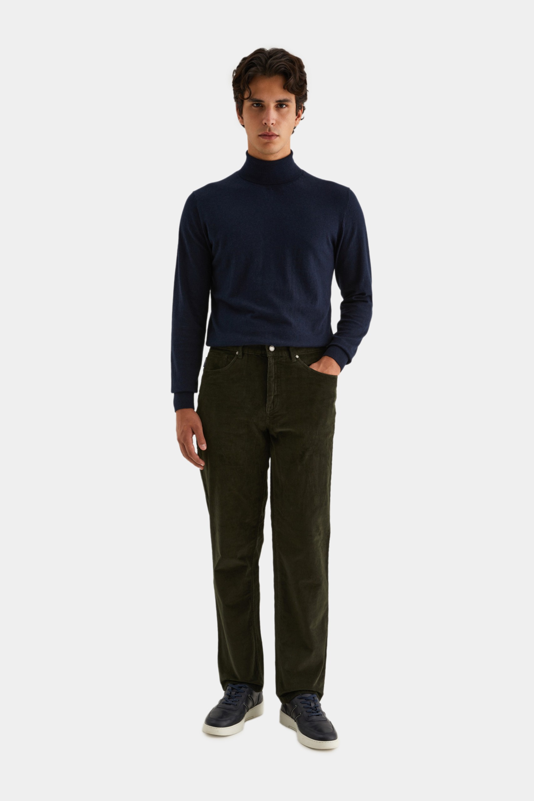 Pantalón de pana regular fit