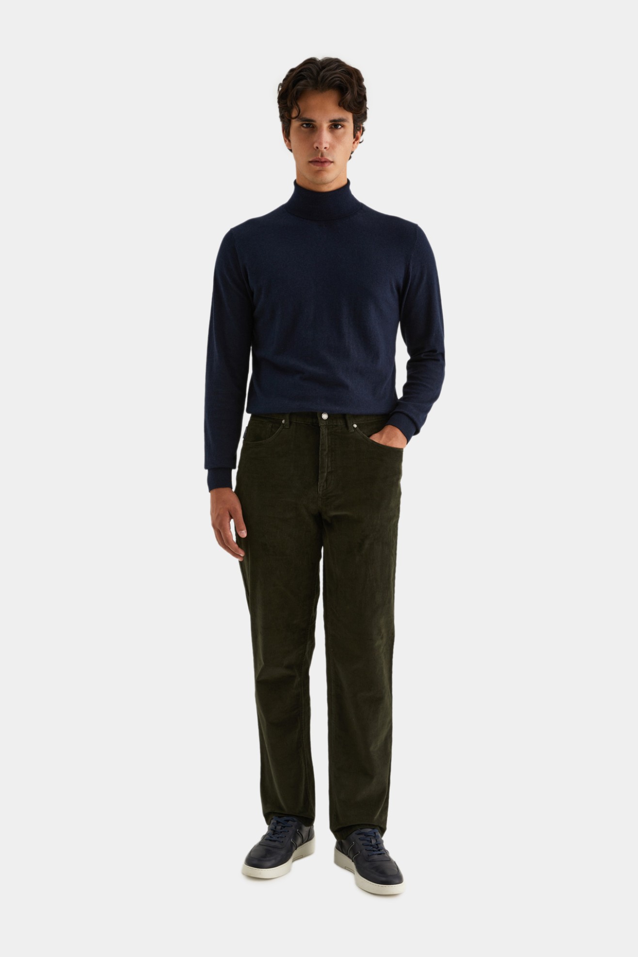 Pantaln de pana regular fit