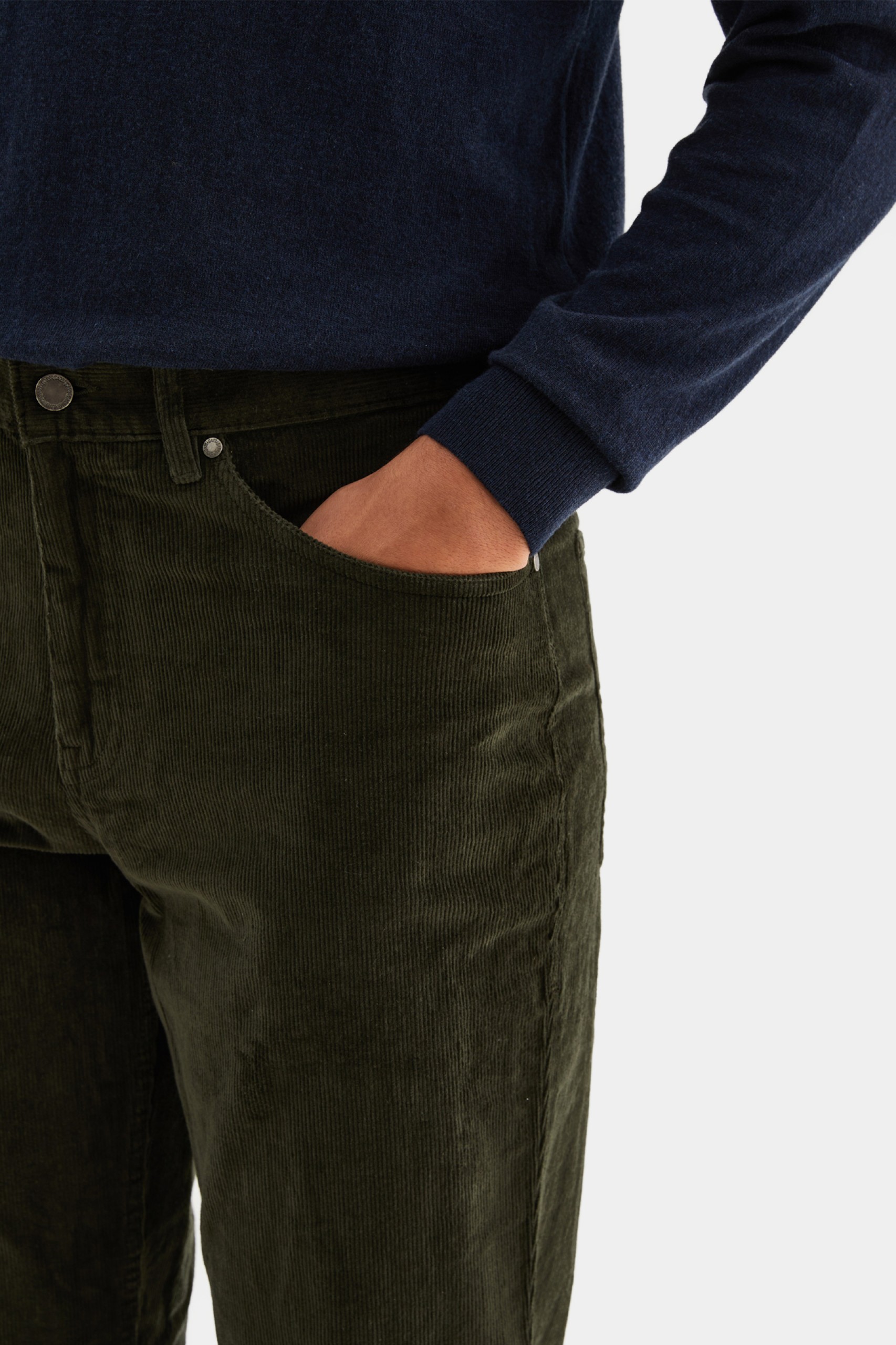 Pantalón de pana regular fit