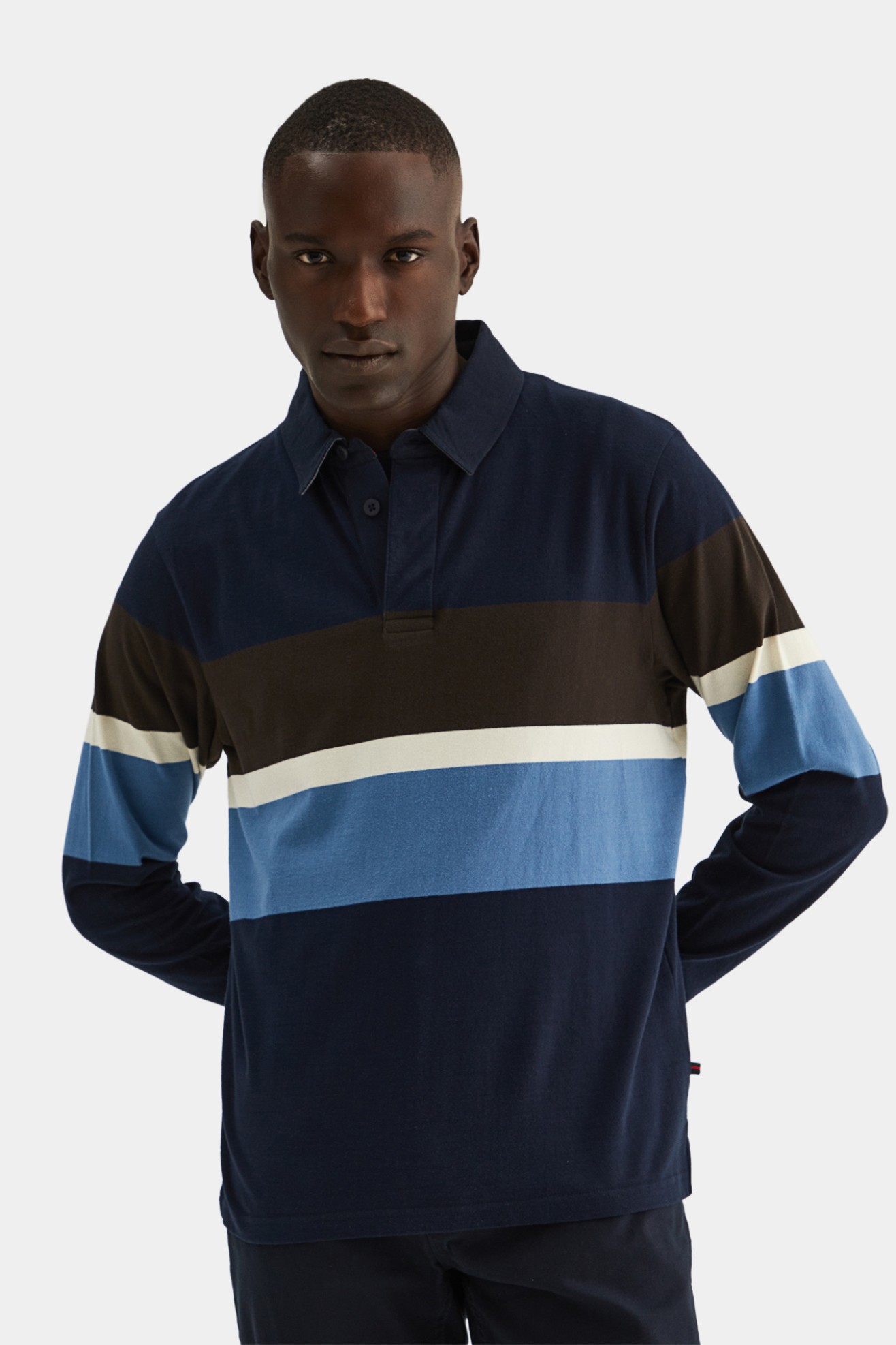 Polo manga larga 